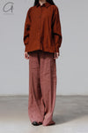 BASERANGE JURA Shirt SHJR-CO-AU23 Wine Red